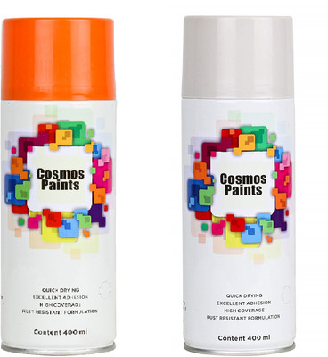 Cosmos Paints Yellow Spray Paint 400 ml(Pack of 2)