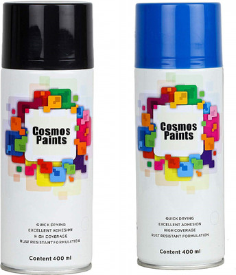 Cosmos Paints Blue Spray Paint 400 ml(Pack of 2)
