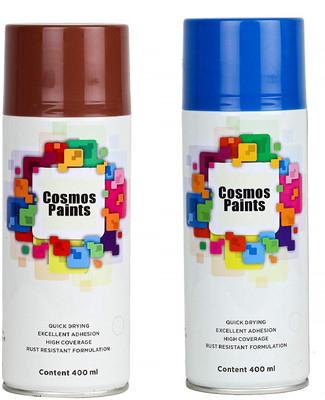 Cosmos Paints Blue Spray Paint 400 ml(Pack of 2)