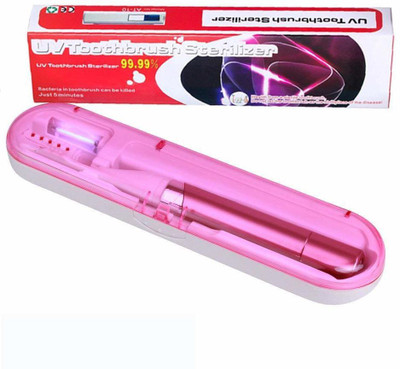 

24x7eMall UV Toothbrush Sanitizer Case, Travel Toothbrush sanitizer, Toothbrush Sanitizer Holder. (Pink) Toothbrush Case