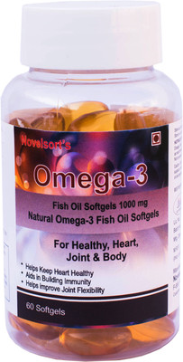 

Novelsort Omega3 Fish Oil 1000mg Omega3- 300mg(60 No)