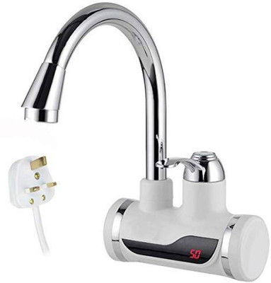 

ROBMOB 1 L Instant Water Geyser(White, LED Digital Instant Heating Electric Water Heater Pillar Tap Faucet (Single Handle Installation Type))