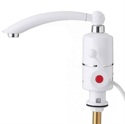 

ROBMOB 0 L Instant Water Geyser(White, World Instant Water Heater, Electric Tankless Tap Warm Water Kitchen 220V 3KW Pillar Tap Faucet (Deck Mount Installation Type))