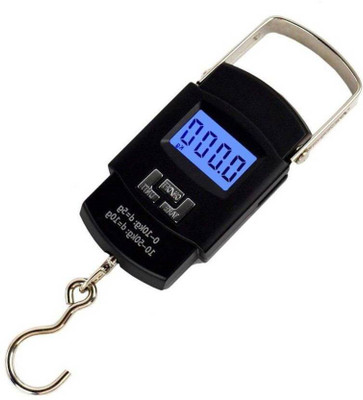 

Gadget Tree Portable 50kg-Digital Kitchen Luggage Weight Machine LED Weighing Scale(Black)