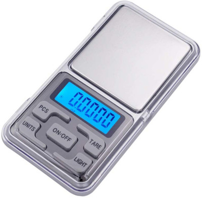 

Aryshaa Good Quality Digital Professional Mini Scale for Upto 200 Grams (Pack of 1Pc) Weighing Scale(Silver)