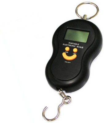 

Urweigh Portable 50kg-Digital Kitchen Luggage Hanging LED Smiley Weighing Scale(Multicolor)