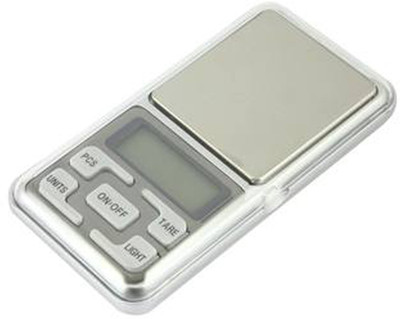 

Aryshaa Electronic Digital Professional Mini Scale for Upto 200 Grams Weighing Scale(Silver)