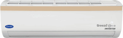 

Carrier 1.5 Ton 3 Star Inverter AC with Wi-fi Connect - White(18K 3 Star Breezo Hybridjet Wi-Fi Invereter R410A (I002) / 18K 3 Star Hybridjet Inv R410A ODU (I002), Copper Condenser)