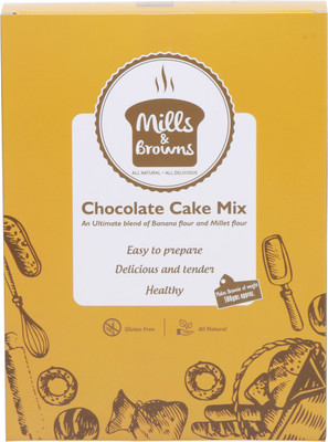 

Mills & Browns All Natural and Delicious Gluten Free Chocolate Cake Mix Self Rising Flour Powder(250 g)
