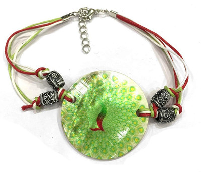 Digital Dress Room Metal Silver Bracelet