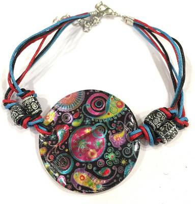 Digital Dress Room Metal Silver Bracelet