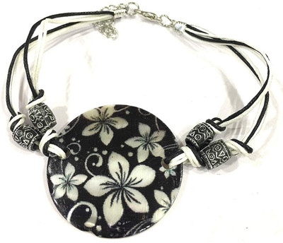 Digital Dress Room Metal Silver Bracelet