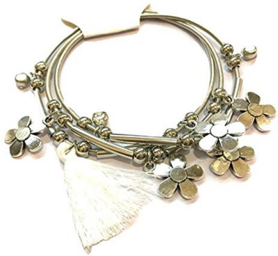 Digital Dress Room Metal Silver Bracelet