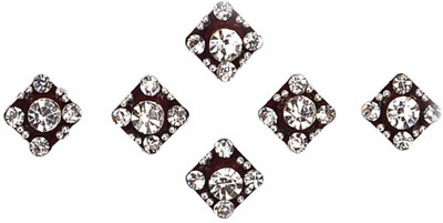 

beauty gold precious stone multi bindi for beautiful lady & girl forehead, nails, tattooing Maroon Bindis(mugli marathi, bengali bindi, Bollywood style)