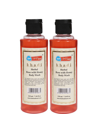 

The Khaadi Mart The Khadi Mart Herbal (Rose with Honey) Body Wash - (Pack of 2) - 420 ML(420 ml, Pack of 2)