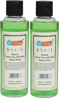 

The Khaadi Mart The Khadi Mart Herbal (Green tea with Kiwi) Body Wash - (Pack of 2) - 420 ML(420 ml, Pack of 2)