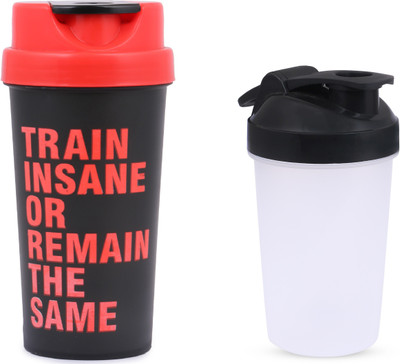 ALLIEDSALESINDIA 700 ml Plastic Shaker(Pack of 2, Red, White)