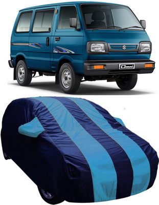 AUCTIMO Car Cover For Maruti Suzuki Omni (With Mirror Pockets)(Blue)