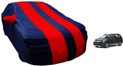 AUTO STAR Car Cover For Honda BR-V (With Mirror Pockets)(Red, Blue)