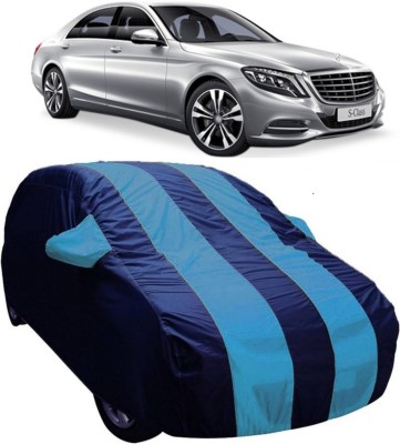 AUCTIMO Car Cover For Mercedes Benz S300 (With Mirror Pockets)(Blue)