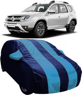 AUCTIMO Car Cover For Renault Duster (With Mirror Pockets)(Blue)