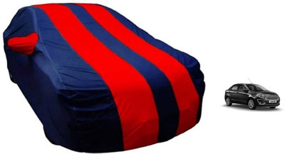 AUTO STAR Car Cover For Ford Aspire (With Mirror Pockets)(Red, Blue)