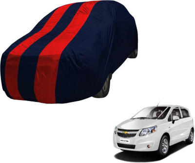 AUTO STAR Car Cover For Chevrolet Sail UVA (With Mirror Pockets)(Red, Blue)