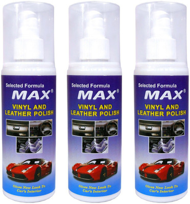 MAX Liquid Car Polish for Leather, Dashboard(600 ml)