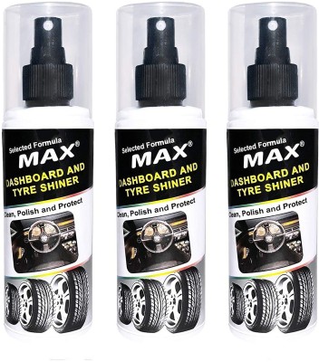 MAX Liquid Car Polish for Dashboard, Tyres, Leather(600 ml)