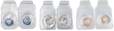 

Optify Zero Power Combo Pack Of 3 Monthly Color Contact Lens (Dark-Blue-Honey-honey) Monthly Contact Lens(1, Blue-Honey-Honey, Pack of 3)