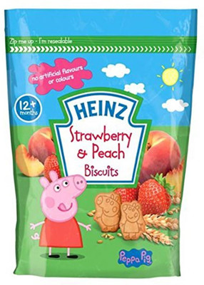 

Heinz Strawberry And Peach Biscuits -Peppa Pig(140 g)
