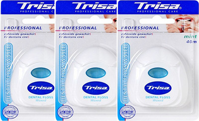 

Trisa Dental Floss Waxed(Pack of 3)