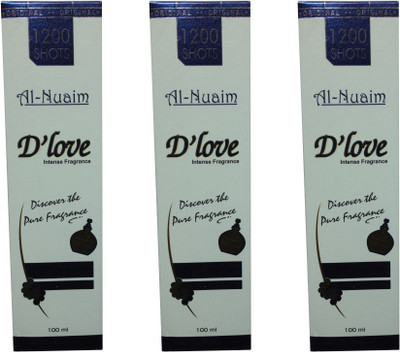 

Al Nuaim D' Love (pack of 3) Perfume Body Spray - For Men & Women(100 ml, Pack of 3)