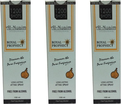 

Al Nuaim Royal Prophecy (pack of 3) Perfume Body Spray - For Men & Women(100 ml, Pack of 3)