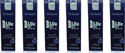 

Al Nuaim Blue for men (pack of 6) Perfume Body Spray - For Men & Women(100 ml, Pack of 6)