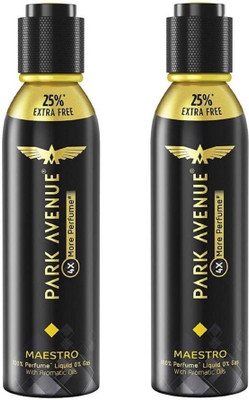 

Park Avenue MAESTRO 4X Perfume Body Spray - For Men(240 ml, Pack of 2)