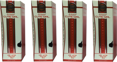 

Al Nuaim Cute Girl (pack of 4) Perfume Body Spray - For Men & Women(100 ml, Pack of 4)