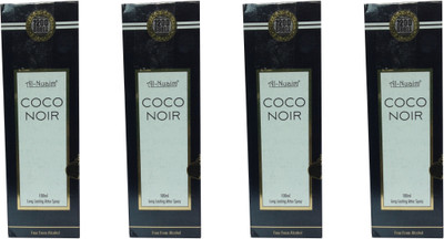 

Al Nuaim Coco Noir (pack of 4) Perfume Body Spray - For Men & Women(100 ml, Pack of 4)