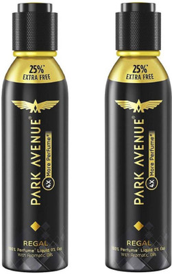 

Park Avenue REGAL 4X Perfume Body Spray - For Men(240 ml, Pack of 2)