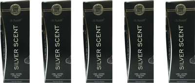 

Al Nuaim Silver Scent (pack of 5) Perfume Body Spray - For Men & Women(100 ml, Pack of 5)