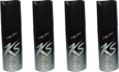 

KamaSutra Rush (pack of 4) Perfume Body Spray - For Men & Women(45 ml, Pack of 4)
