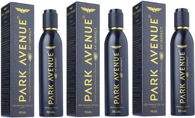 

Park Avenue REGAL 4X Perfume Body Spray - For Men(360 ml, Pack of 3)