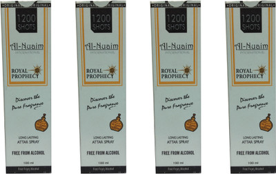 

Al Nuaim Royal Prophecy (pack of 4) Perfume Body Spray - For Men & Women(100 ml, Pack of 4)