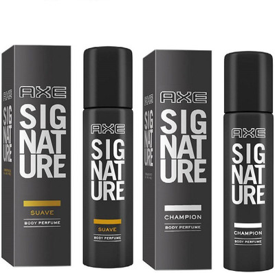 

AXE Signature Champion Deodorant Spray +Signature Suave Perfume Body Spray 122 ml Deodorant Spray - For Men(244 ml, Pack of 2)