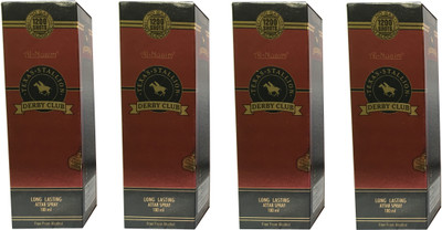 

Al Nuaim Derby Club (pack of 4) Perfume Body Spray - For Men & Women(100 ml, Pack of 4)