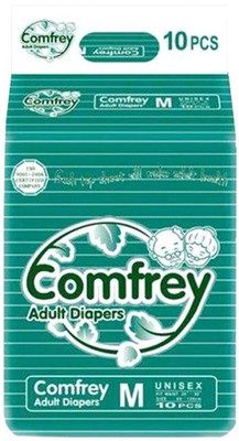 

Comfrey Adult Diapers Unisex (Medium) 10 Pcs/Pack, Size - 30 inches - 45 inches (Pack of 1) Adult Diapers - M(10 Pieces)