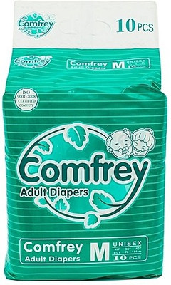 

Comfrey Adult Diapers Unisex (Medium) 10 Pcs/Pack, Size - 30 inches - 45 inches (Pack of 2) Adult Diapers - M(20 Pieces)
