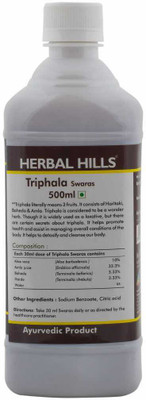 

Herbal Hills Triphala Juice 500 (Pack of 10)(500 ml)
