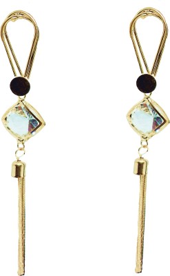 JDX Gold Plated Drop Fancy Earrings For Girl & Women Alloy Drops & Danglers