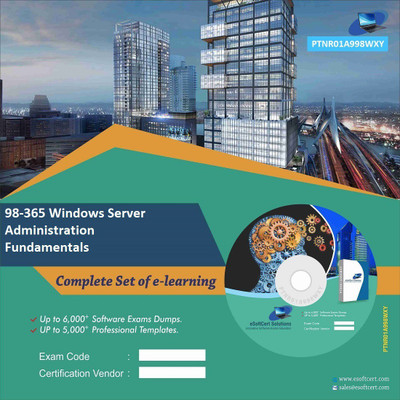 

PTNR01A998WXY 98-365 Windows Server Administration Fundamentals Practice Exam E-Book Set(DVD)